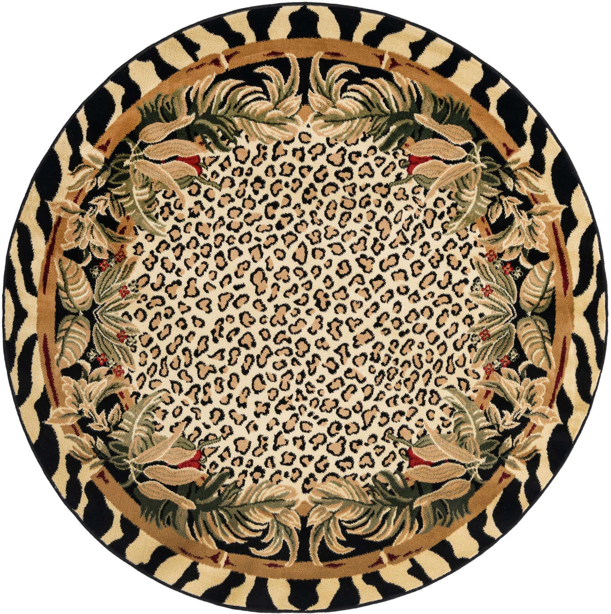 Rund Teppich Safari in Creme von Hadorn™ - Lifestyle Image