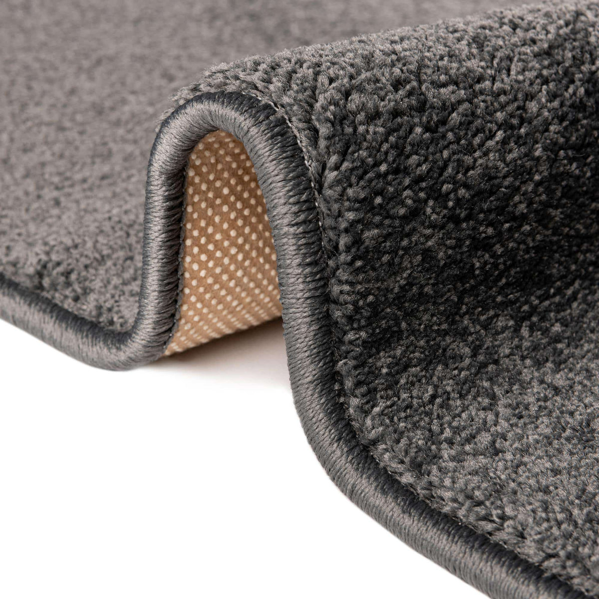 Läufer Teppich Everyday Solid in Stom Grau von Hadorn™ - Lifestyle Image