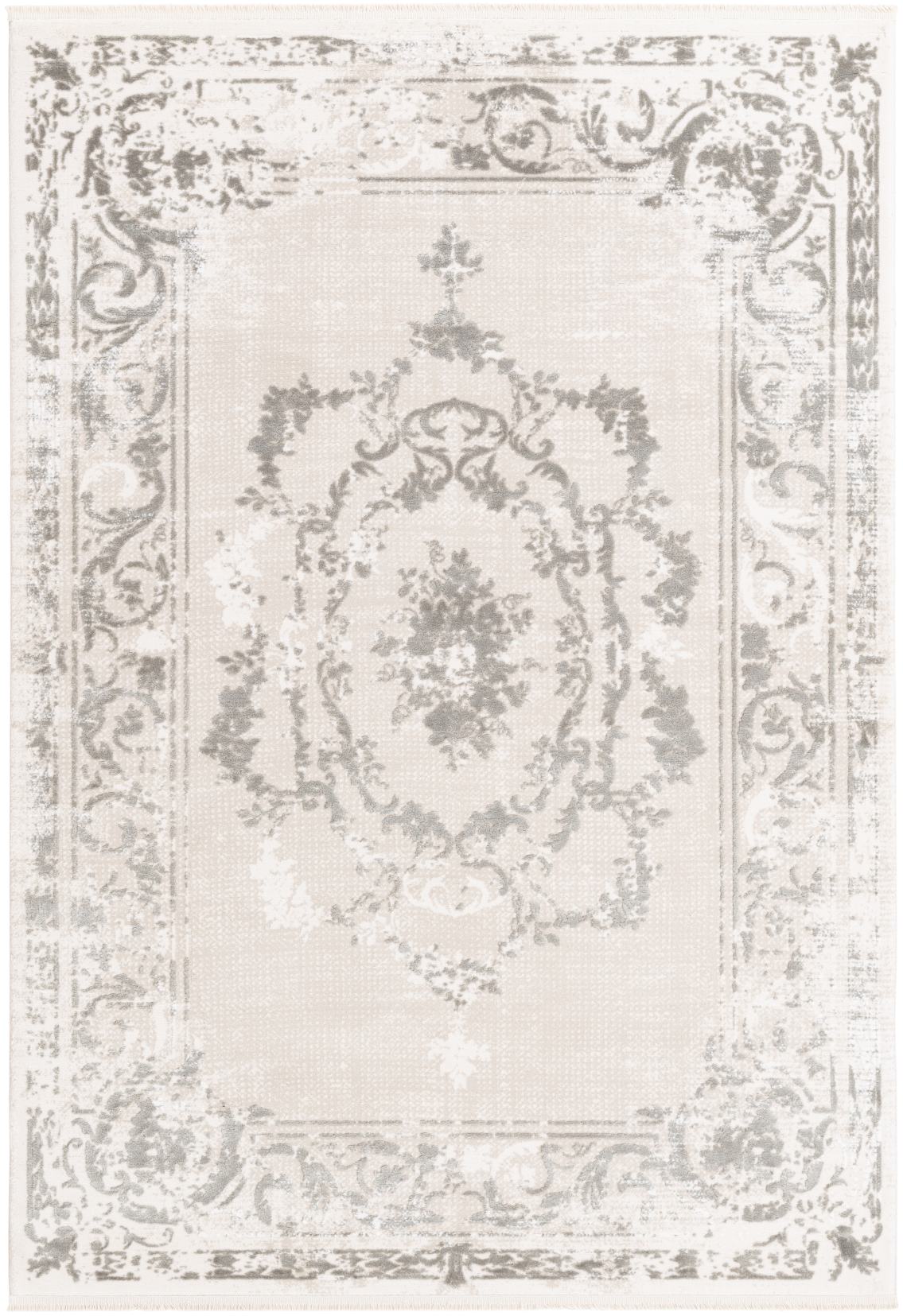 Rechteck Luxus Teppich Genève in Creme von Hadorn™ - Lifestyle Image