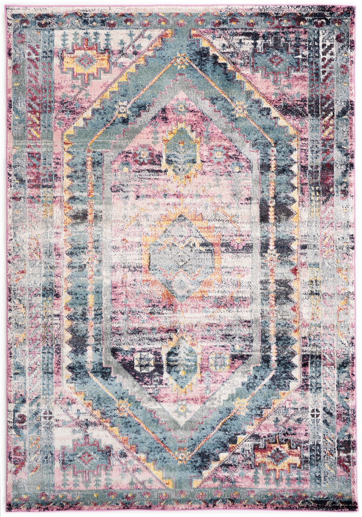 Rechteck Teppich Hadorn Limited Edition in Blau von Hadorn™ - Lifestyle Image