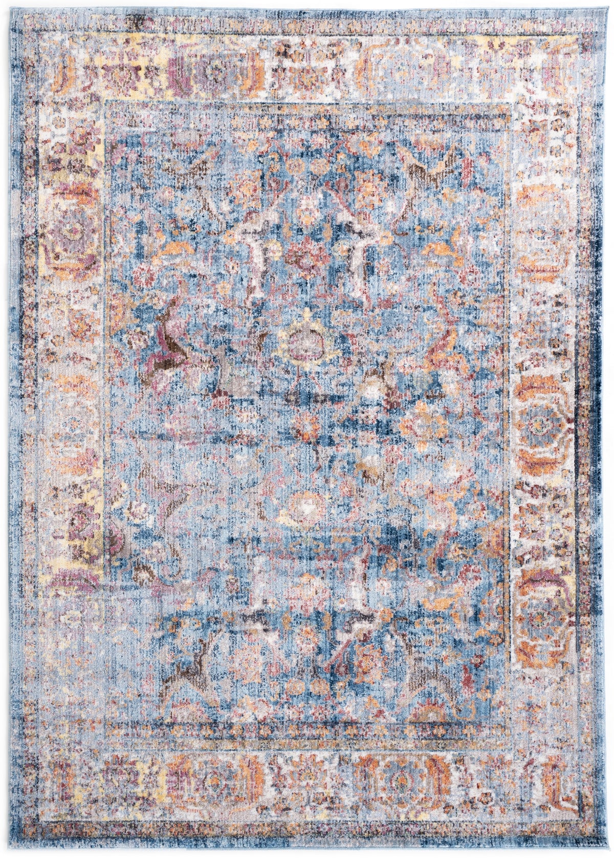 Rechteck Teppich Hadorn Limited Edition in Blau von Hadorn™ - Lifestyle Image