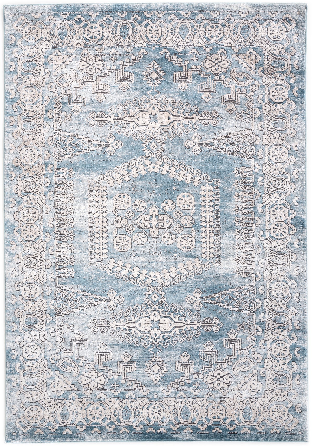 Rechteck Teppich Hadorn Limited Edition in Blau von Hadorn™ - Lifestyle Image