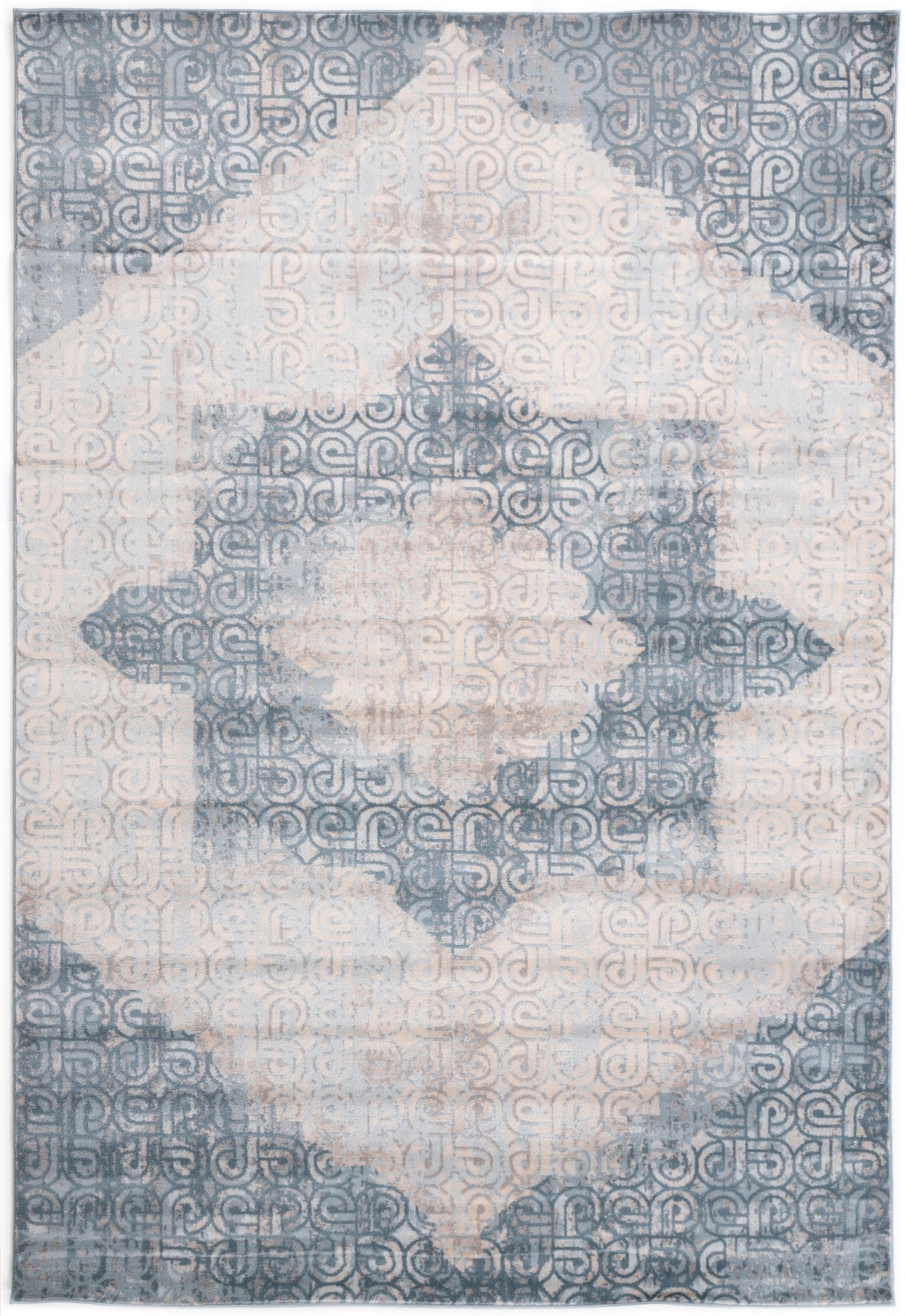 Rechteck Teppich Hadorn Limited Edition in Blau von Hadorn™ - Lifestyle Image