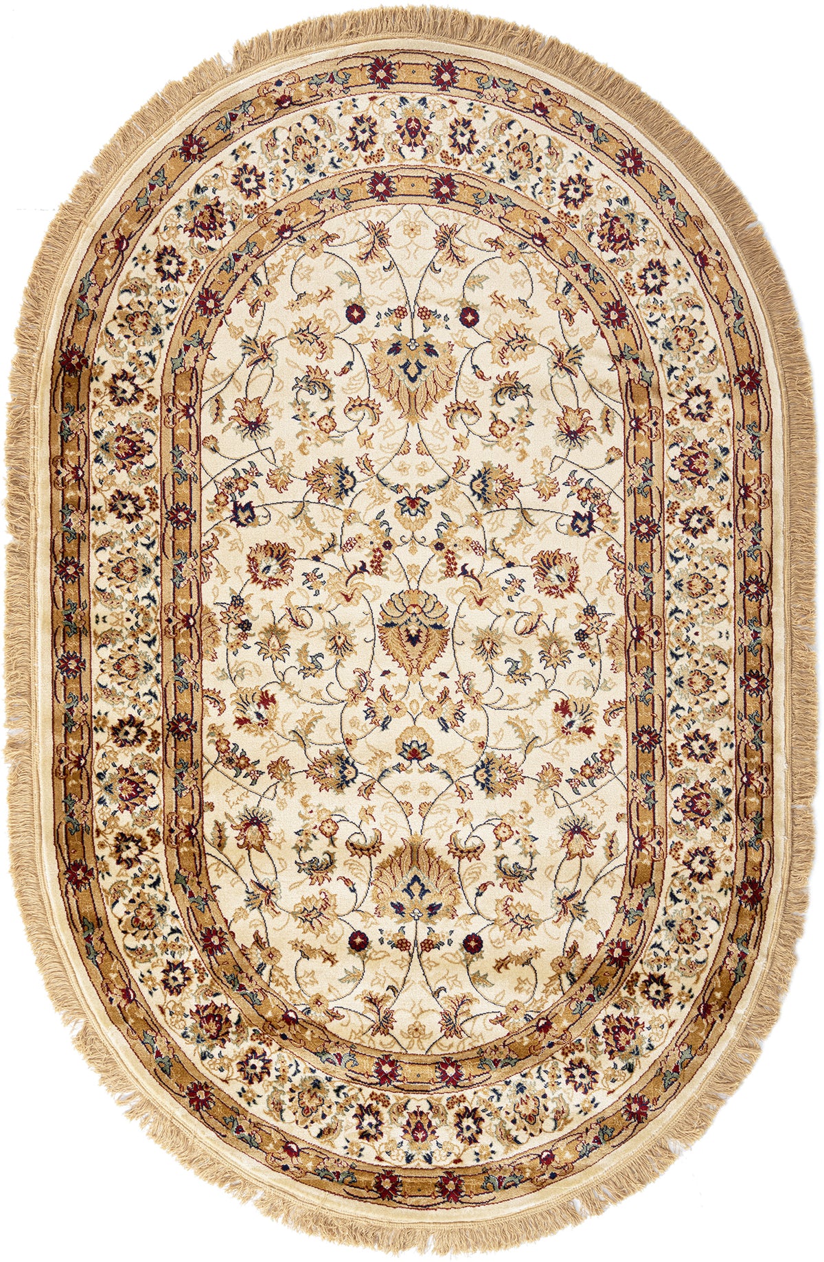 Oval Teppich Hadorn Limited Edition in Beige von Hadorn™ - Lifestyle Image