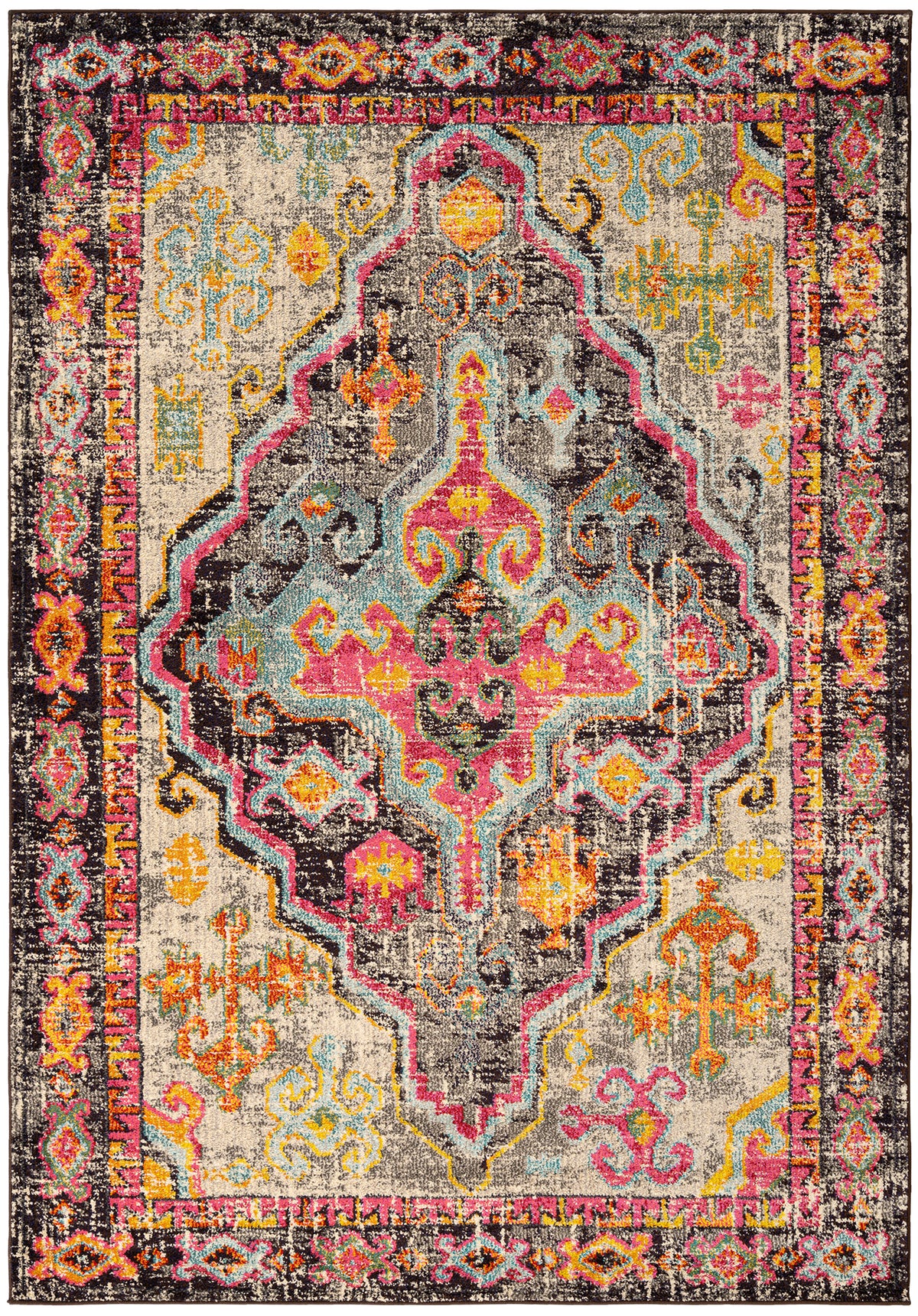 Rechteck Teppich Hadorn Limited Edition in Mehrfarbig von Hadorn™ - Lifestyle Image