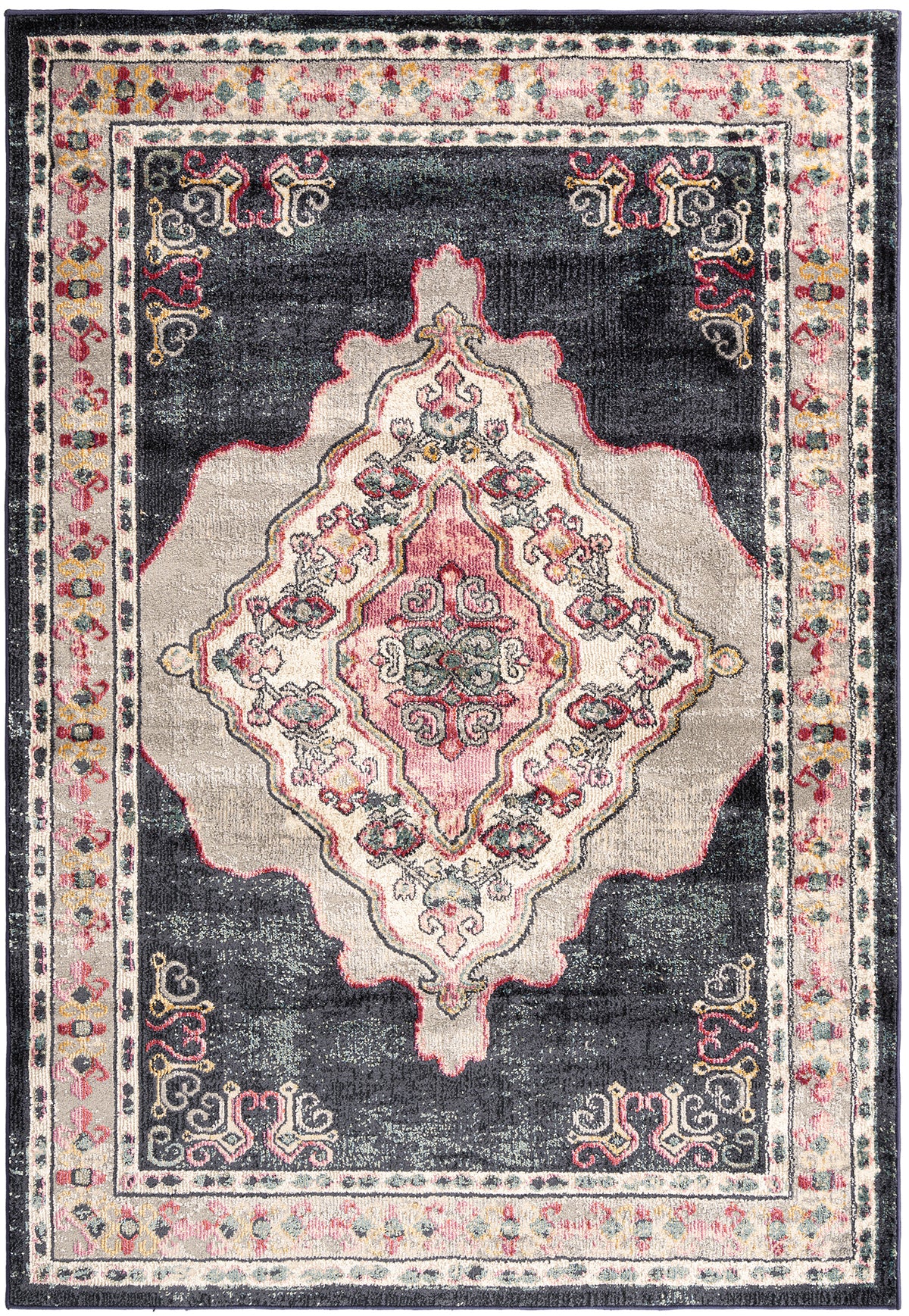 Rechteck Teppich Hadorn Limited Edition in Dunkelblau von Hadorn™ - Lifestyle Image