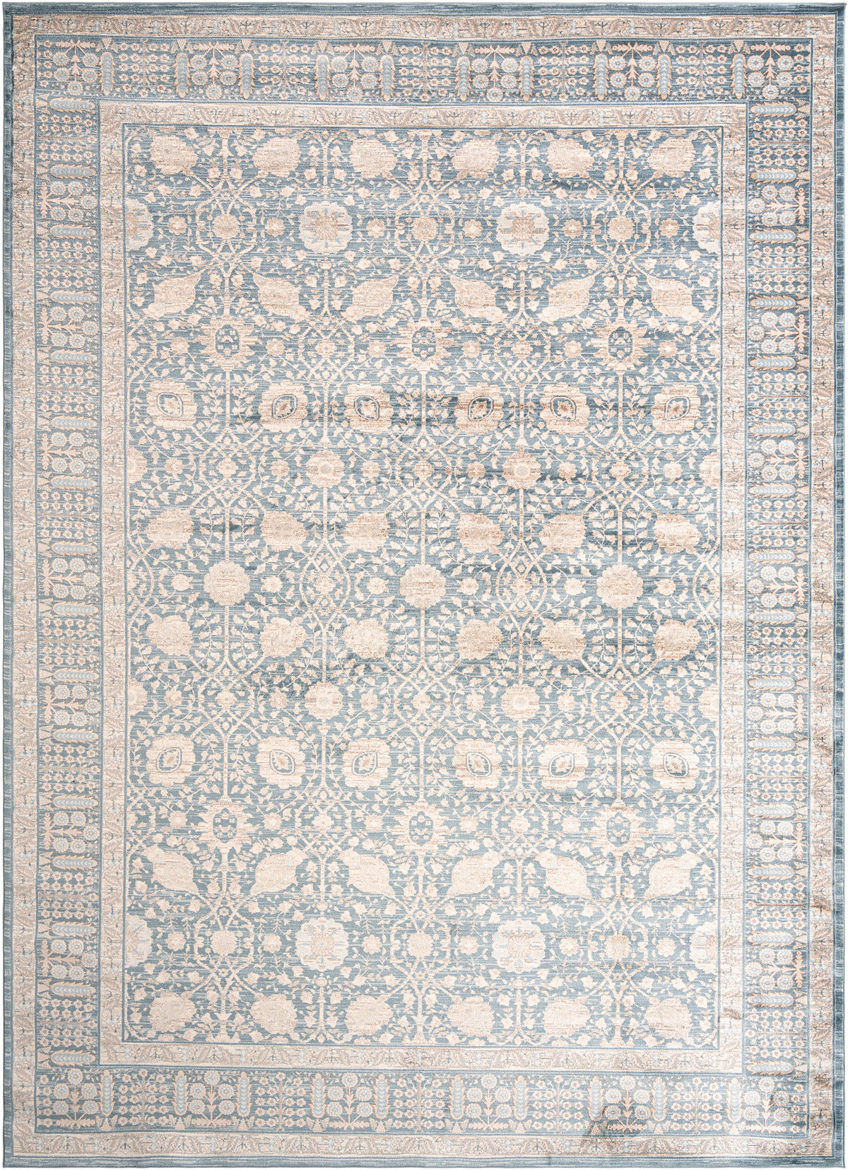 Rechteck Teppich Hadorn Limited Edition in Blau von Hadorn™ - Lifestyle Image