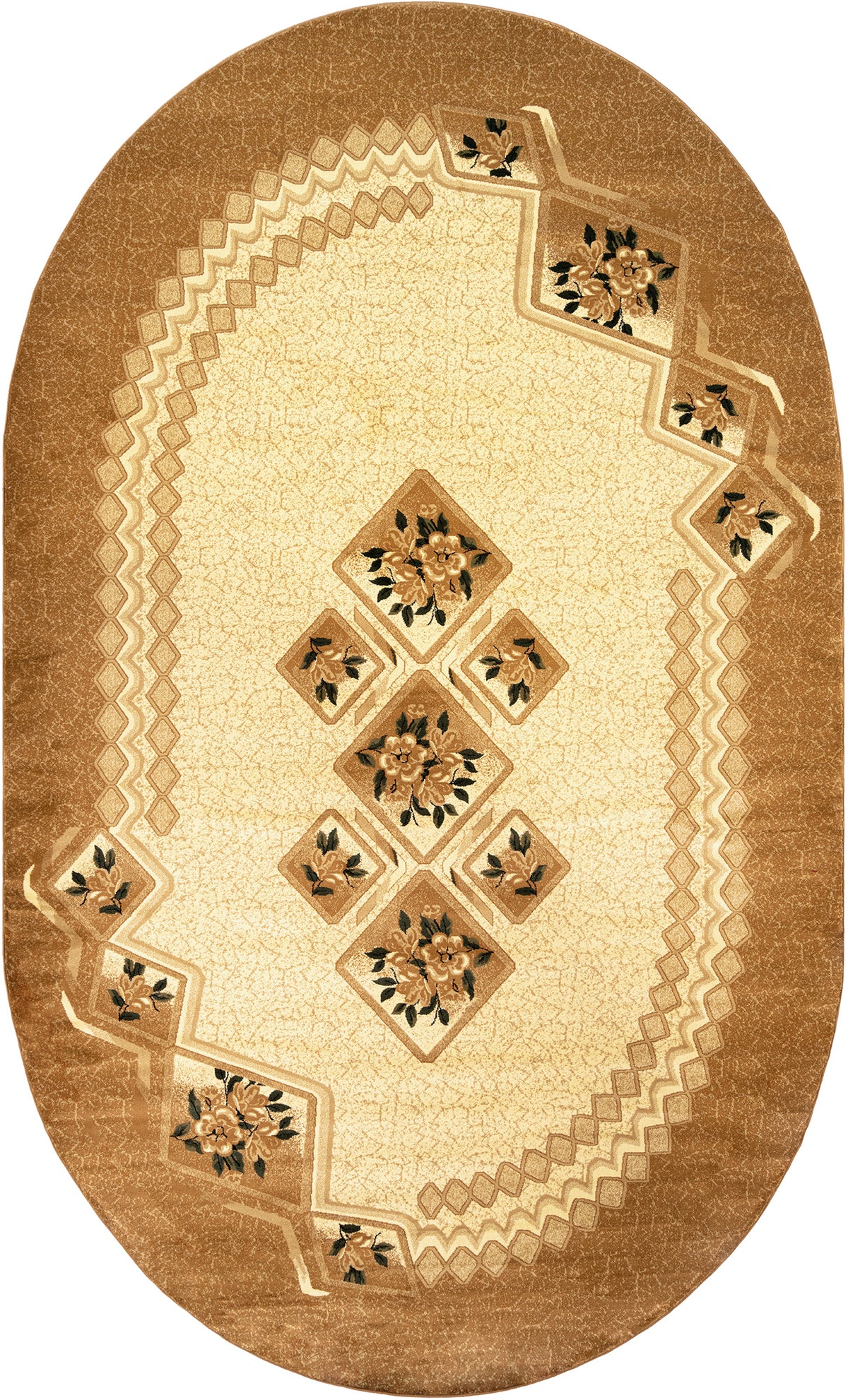 Oval Teppich Hadorn Limited Edition in Braun von Hadorn™ - Lifestyle Image