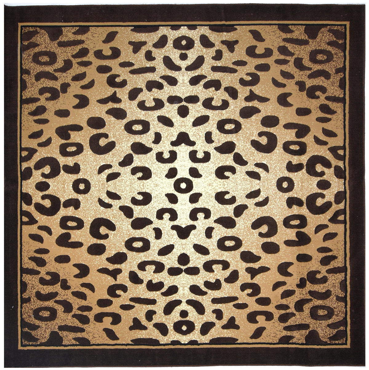 Quadratisch Teppich Hadorn Limited Edition in Braun von Hadorn™ - Lifestyle Image