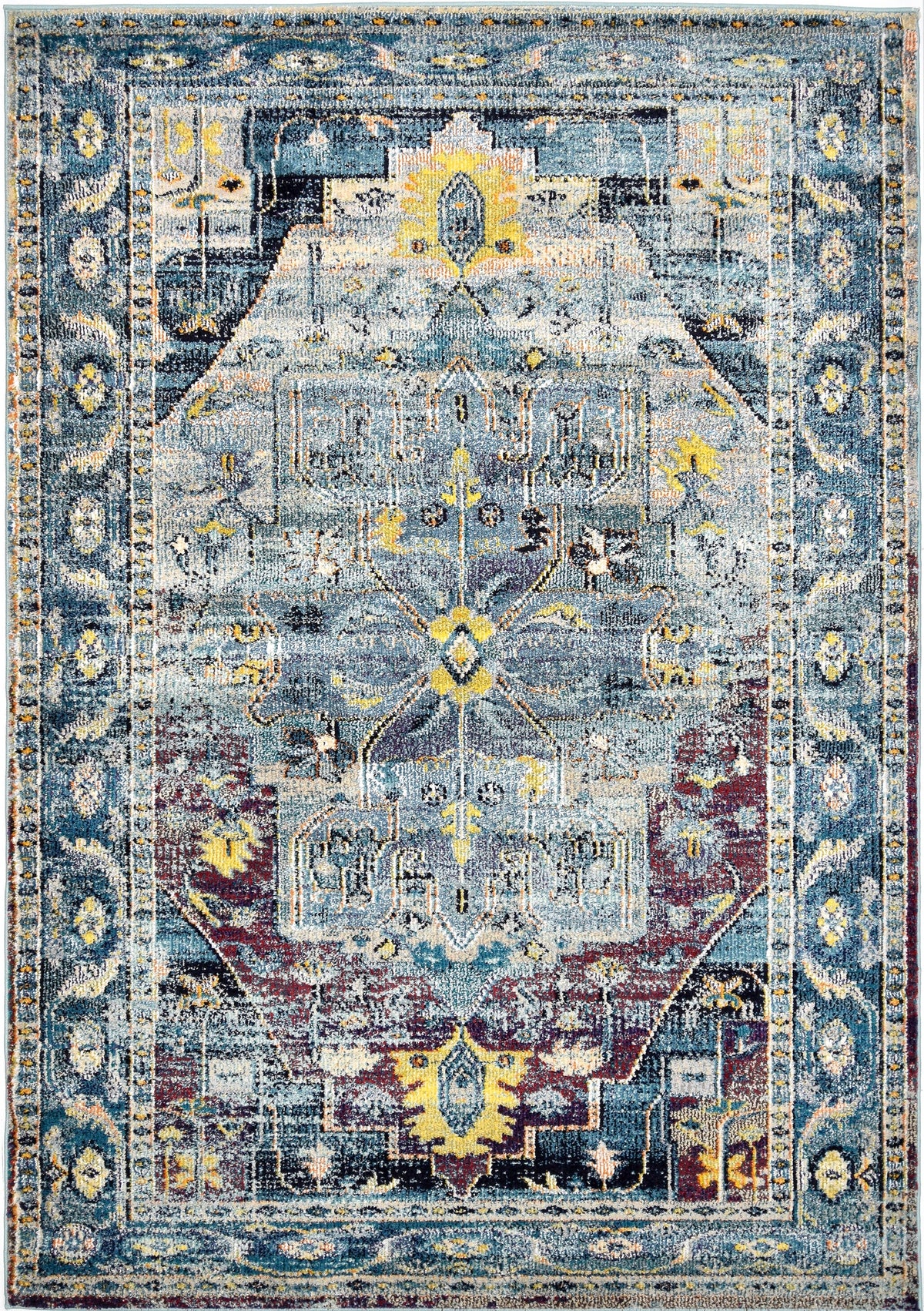 Rechteck Teppich Hadorn Limited Edition in Gelb von Hadorn™ - Lifestyle Image