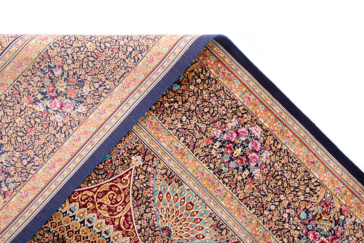 Rechteck Teppich Ghom Design in Braun von Hadorn™ - Lifestyle Image